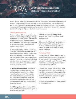 1RPA Case Study: Artificial Intelligence Meets Robotic Process Automation