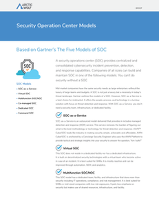 Security Operation Center Models