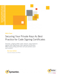 Securing Your Private Keys As Best Practice for Code Signing Certificates