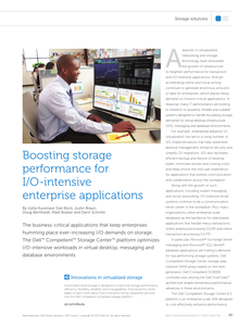 Boosting Storage Performance for I/O-intensive Enterprise Applications