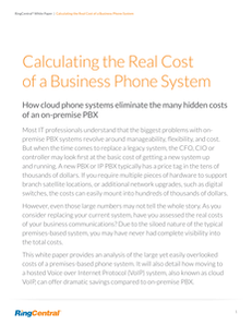 Calculating the Real Cost of a Business Phone System