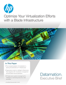 Optimize Your Virtualization Efforts with a Blade Infrastructure