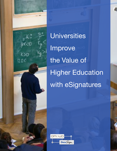 Universities Improve the Value of Higher Education with eSignatures