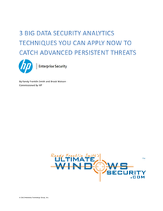 3 Big Data Security Analytics Security Analytic Techniques You Can Apply