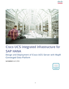 Cisco UCS Integrated Infrastructure for SAP HANA Design Guide
