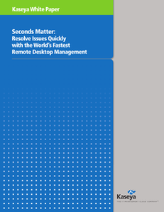 Seconds Matter: Resolve Issues Quickly with the World’s Fastest Remote Desktop Management