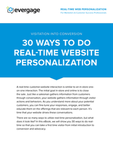 30 Ways to Do Real-Time Website Personalization