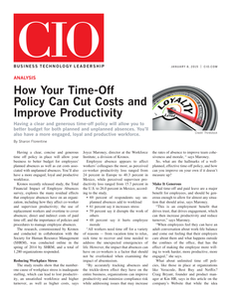 How Your Time-Off Policy Can Cut Costs and Improve Productivity