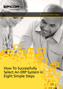 How to Successfully Select An ERP System in Eight Simple Steps