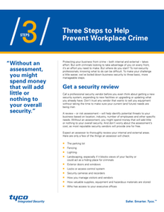 Three Steps to Prevent Workplace Crime