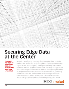 Securing Edge Data at the Center