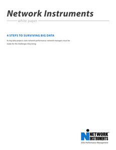 4 Steps to Surviving Big Data