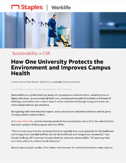 How One University Protects the Environment and Improves Campus Health