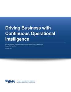 Driving Business with Continuous Operational Intelligence