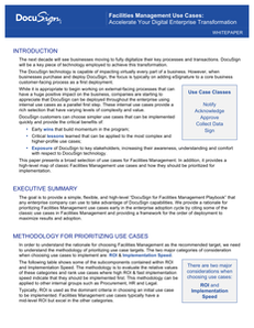 Facilities Management Use Cases: Accelerate Your Digital Enterprise Transformation