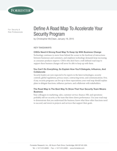 Forrester Define a Roadmap