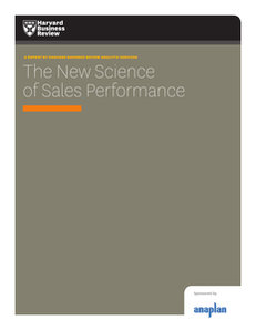 The New Science of Sales Performance