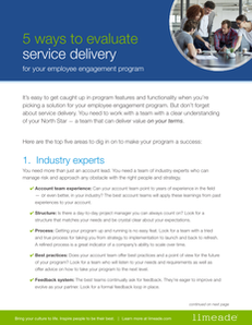 When Assessing Your Employee Engagement Platform, Don’t Forget Service Delivery: 5 Tips