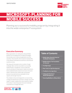 Planning for Mobile Success