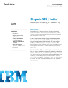 Simple is STILL Better: Embrace Speed & Simplicity for a Competitive Edge