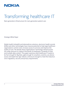 Transforming Healthcare IT