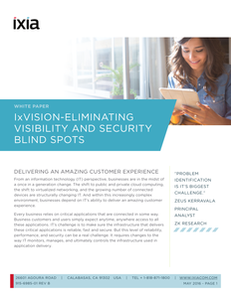 IxVision – Eliminating Visibility and Security Blind Spots