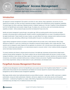 ForgeRock Access Management