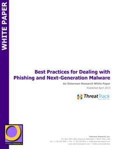 Best Practices for Dealing with Phishing and Next-Generation Malware