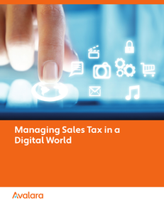 Managing Sales Tax in a Digital World