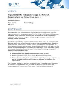 Rightsized for Midsize: Leverage the Network Infrastructure for Competitive Success