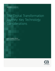 The Digital Transformation Journey: Key Technology Considerations