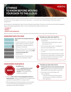 3 Things to Know Before Moving Your Data to the Cloud