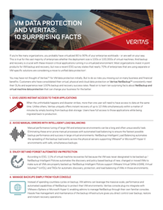 VM Data Protection and Veritas: 10 Surprising Facts