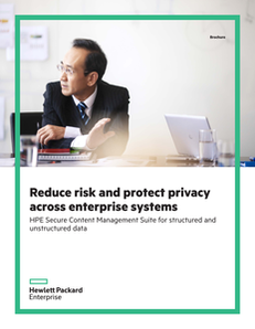 Reduce Risk and Protect Privacy Across Enterprise Systems