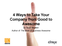4 Ways to Take Your Company from Good To Awesome