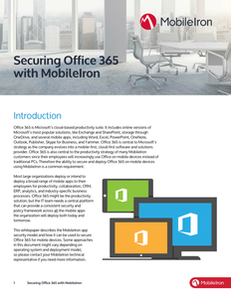 Securing Office 365 with MobileIron