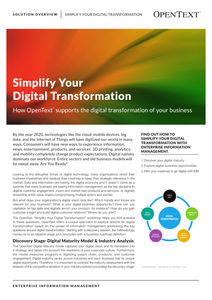 Simplify Your Digital Transformation