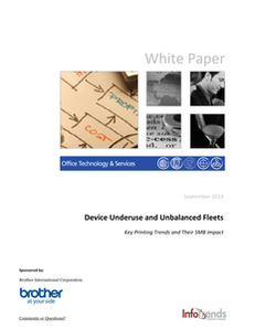 Device Underuse and Unbalanced Fleets: Key Printing Trends and Their SMB Impact