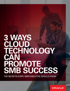 3 Ways Cloud Technology Can Promote SMB Success