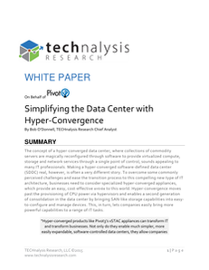 Simplify Your Data Center with Hyper-Convergence