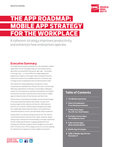 Mobile App Strategy for the Workplace