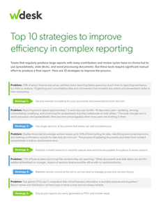 Top 10 Strategies to Improve Efficiency in Complex Reporting