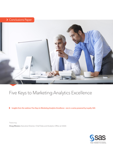 Five Keys to Marketing Analytics Excellence