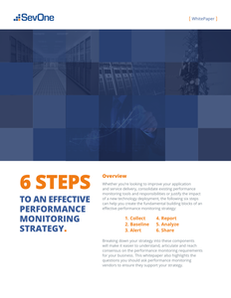 6 Steps to an Effective Performance Monitoring Strategy