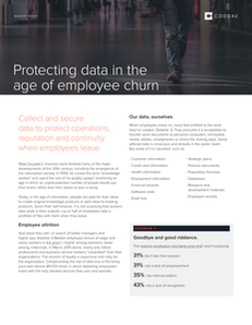 Protecting Data in the Age of Employee Churn