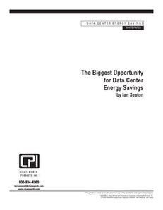 The Biggest Opportunity for Data Center Energy Savings