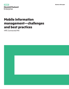 Mobile Information Management – Challenges and Best Practices