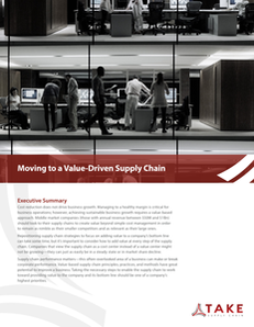 Moving to a Value-Driven Supply Chain