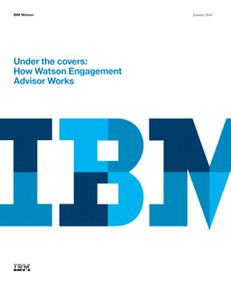 How Watson Engagement Advisor Works