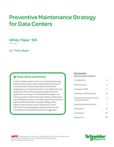 Preventive Maintenance Strategy for Data Centers